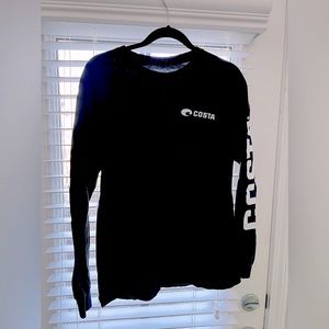 Costa men’s long sleeved t shirt size medium black